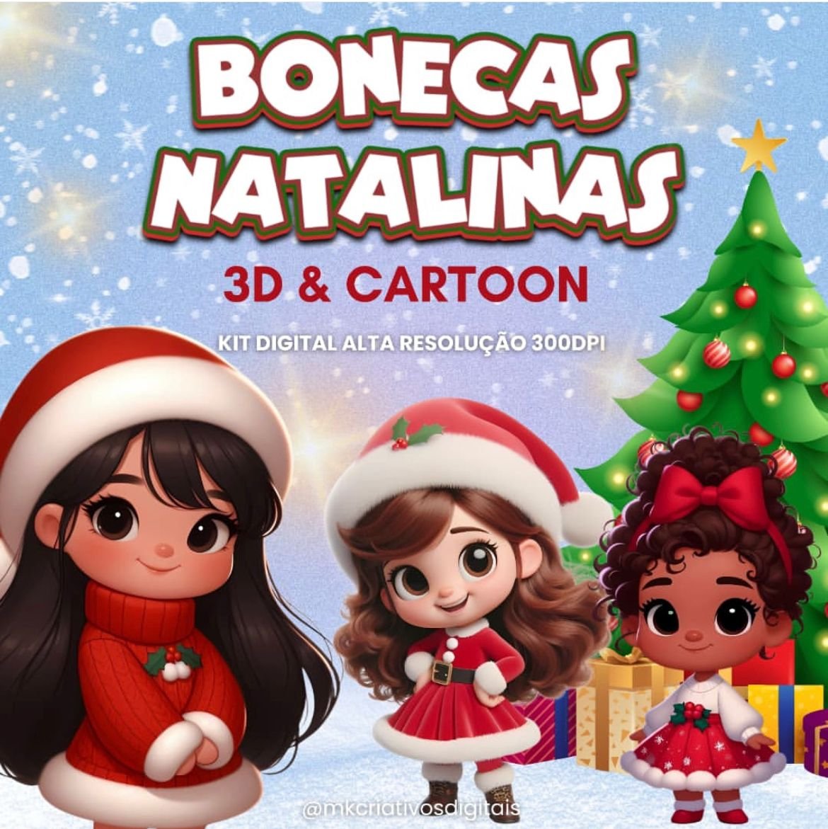 BONECAS NATALINAS Kit Digital BONECAS NATALINAS - Imagem 1