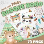 Kit Digital Bosque Boho
