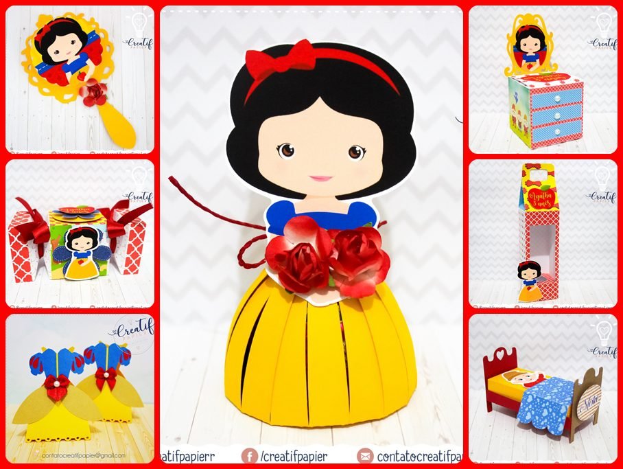 BRANCA DE NEVE 3 Arquivo de corte Branca de Neve 3 - Imagem 1