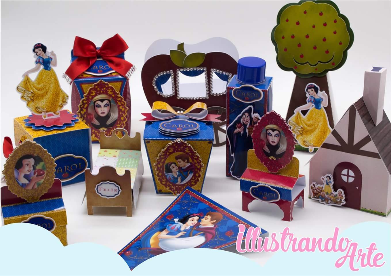BRANCA DE NEVE 7 Arquivo de corte Branca de Neve 7 - Imagem 1