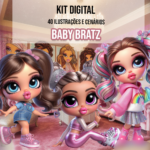 Kit Digital Baby Bratz