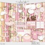 Kit Digital Chá de Baby Girl