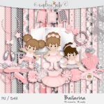 Kit Digital Papeis Bailarina
