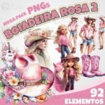 Kit Digital Boiadeira Rosa