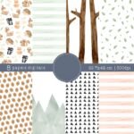 Kit Digital Bosque Papeis