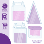 Arquivo de Corte Combo Caixas em Acetato
