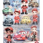 Kit Digital CARROS DISNEY AQUARELA