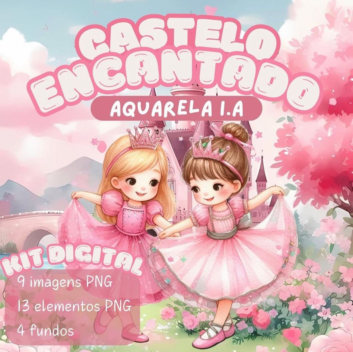 CASTELO ENCANTADO Kit Digital CASTELO ENCANTADO - Imagem 1