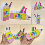 Arquivo de Corte Centro de Mesa ABC Lápis