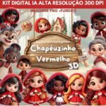 Kit Digital CHAPEUZINHO 3D