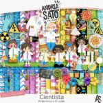 Kit Digital Papeis Cientista
