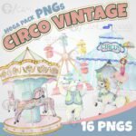 Kit Digital Circo Vintage