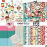 Kit Digital Papeis Natal Duendes