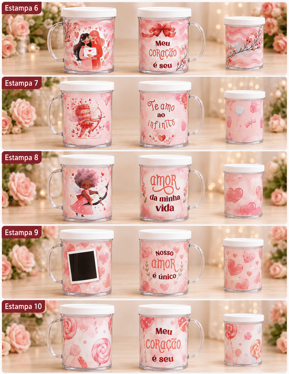Arquivo Dia dos Namorados Caneca Acrílica - Galeria Criativa