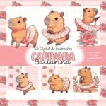 Kit digital  Capivara Bailarina