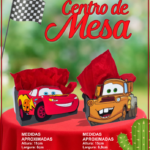 Arquivo Centro de Mesa Carros Disney McQueen 25