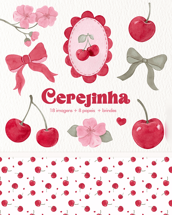 Cerejinha Kit Digital Cerejinha - Imagem 1