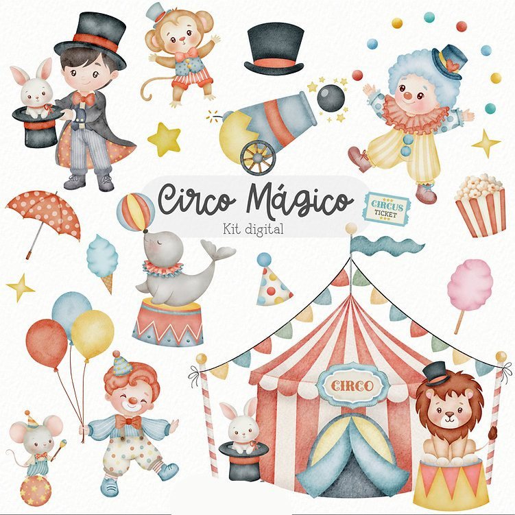 Circo Mágico Kit Digital Circo Mágico - Imagem 1