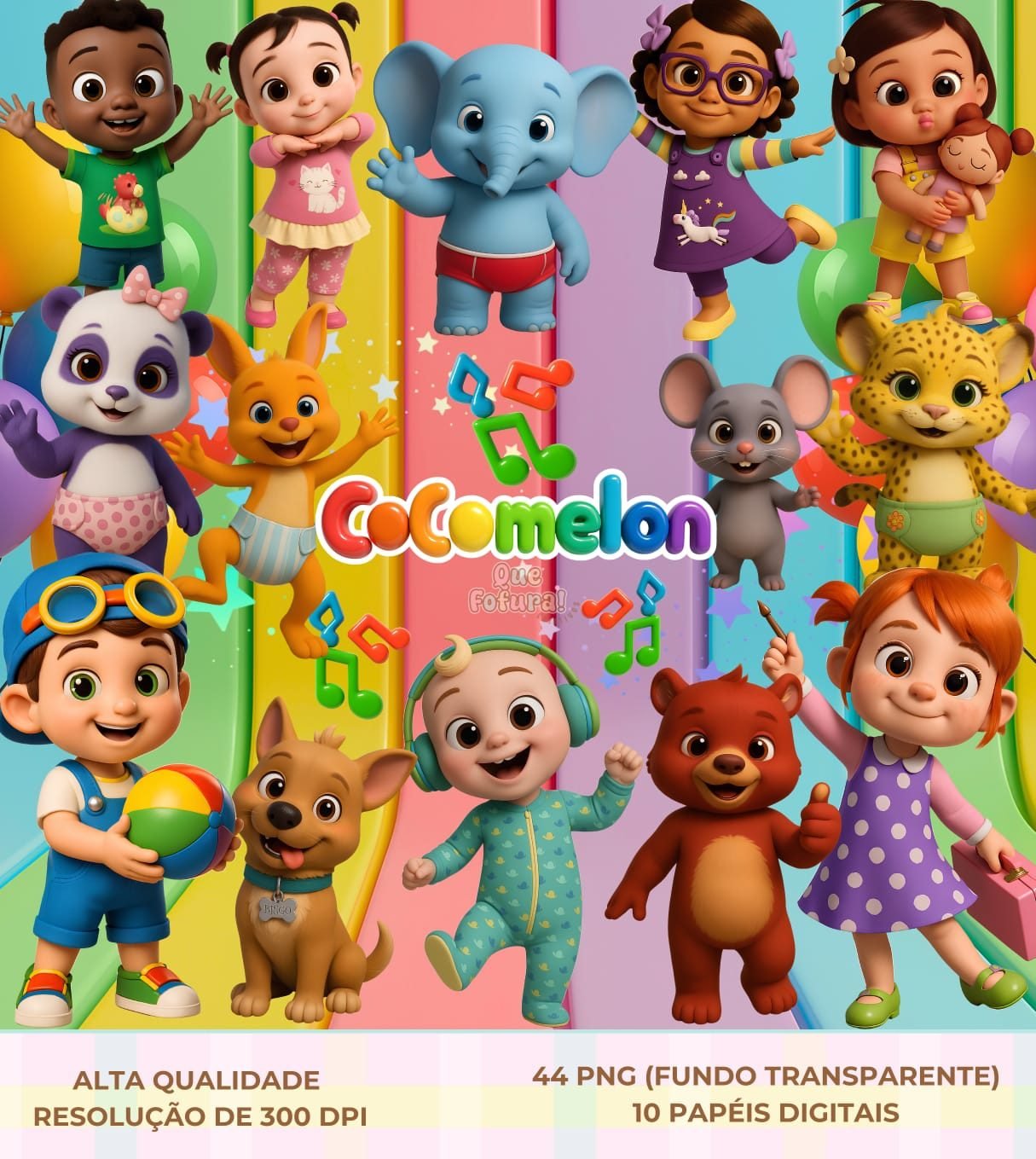 Cocomelon Kit Digital Cocomelon - Imagem 1