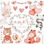 Kit Digital dia dos namorados com amor
