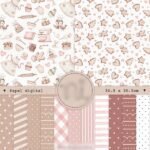 Kit Digital papeis confeitaria mágica