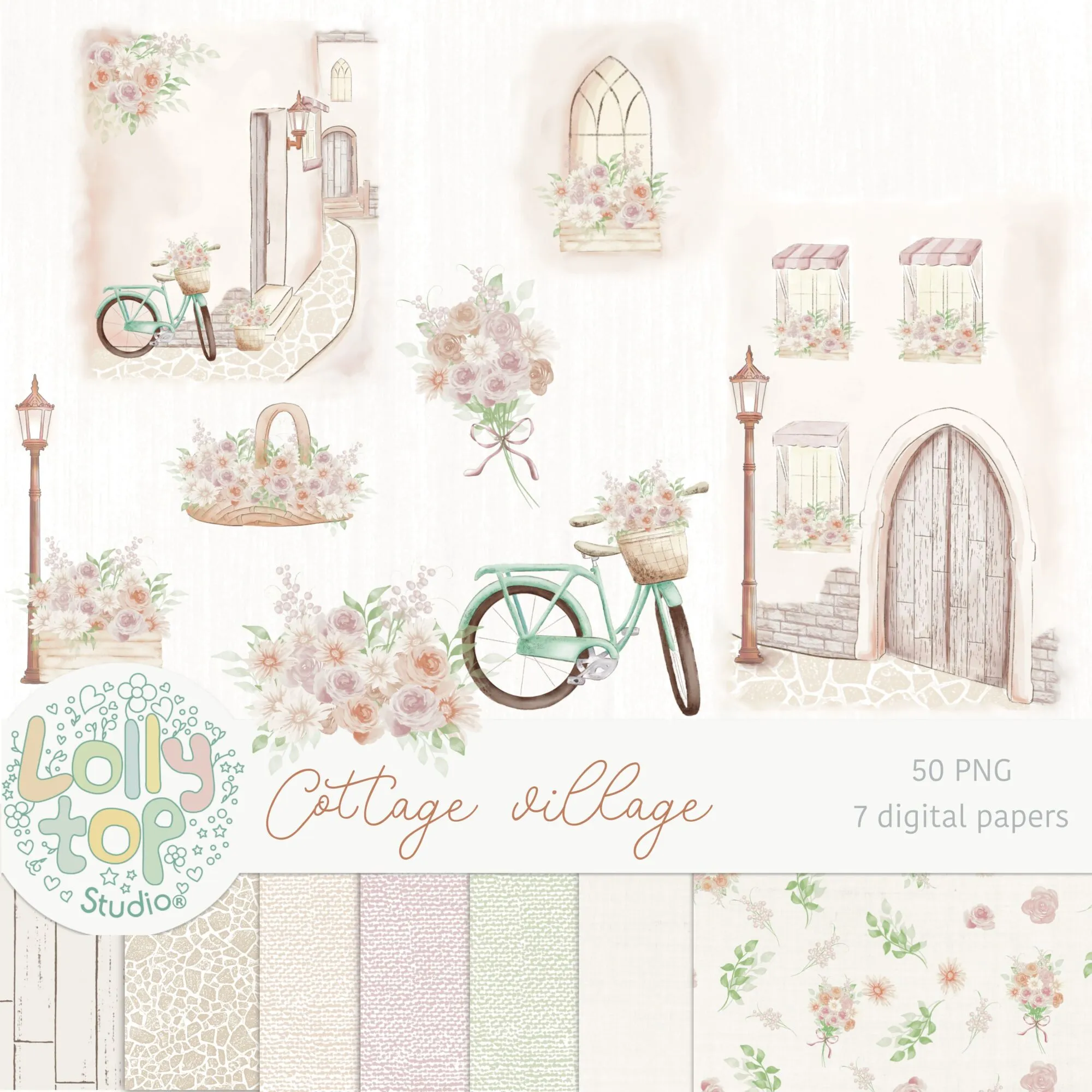 Cottage Village Kit Digital Vila Chalé Cottage Village - Imagem 1