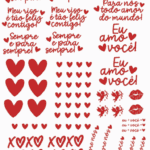 Arquivo sublimação Dia dos namorados DTF
