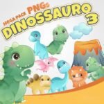 Kit Digital Dinossauros Baby