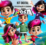 Kit Digital Dos Rosas Emilly Vick