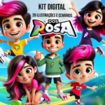 Kit Digital Dos Rosas Emilly Vick
