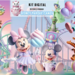 Kit Digital Disney Parque de Diversões Candy