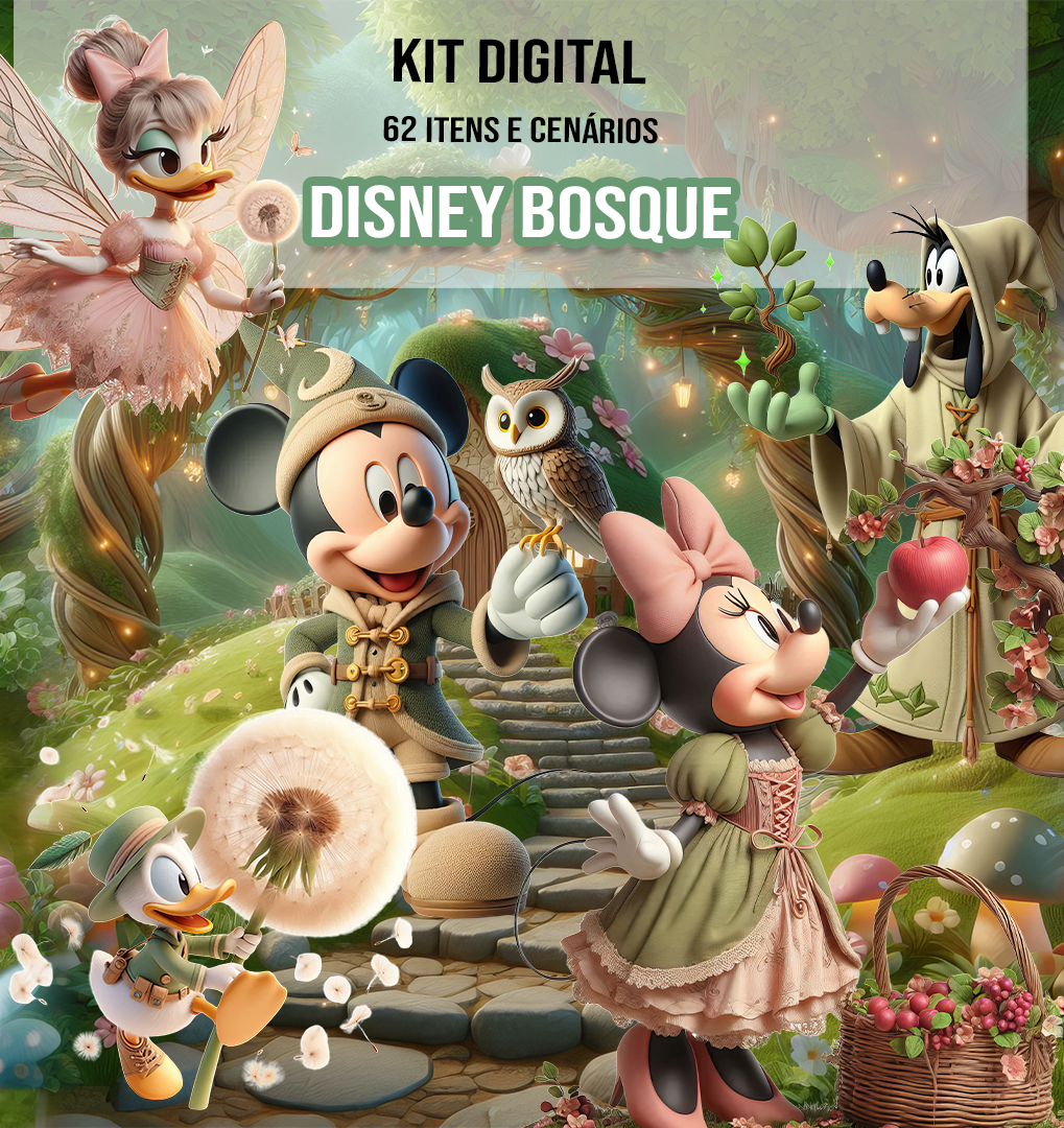 Disney Bosque Kit Digital Disney Bosque - Imagem 1