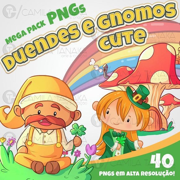 Duendes Kit Digital Duendes e Gnomos - Imagem 1
