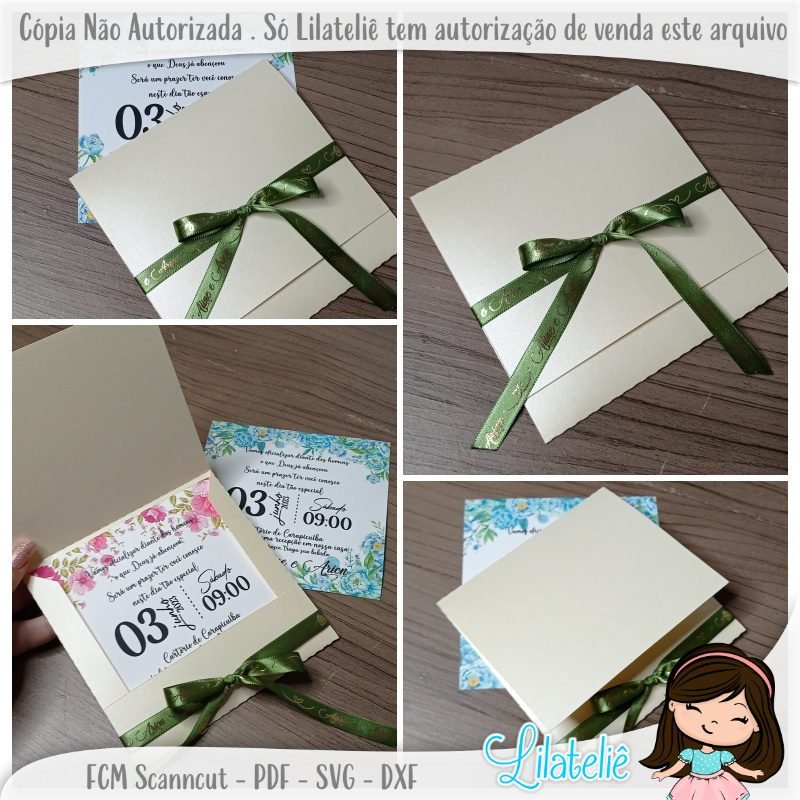 Envelope Quadrado Arquivo de corte envelope quadrado - Imagem 1