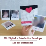 Arquivo Dia dos Namorados Envelope Imã Polaroid