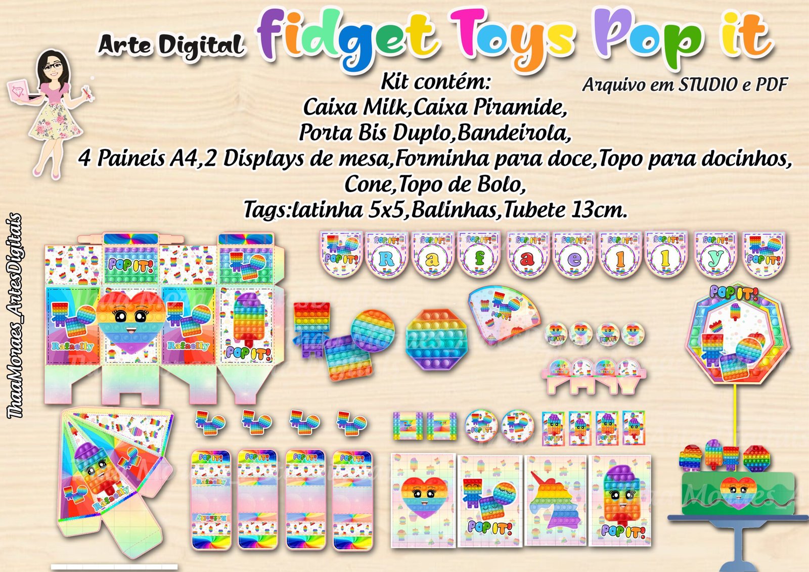 FIDGET TOYS 20 Arquivo de corte Fidget Toys 20 - Imagem 1