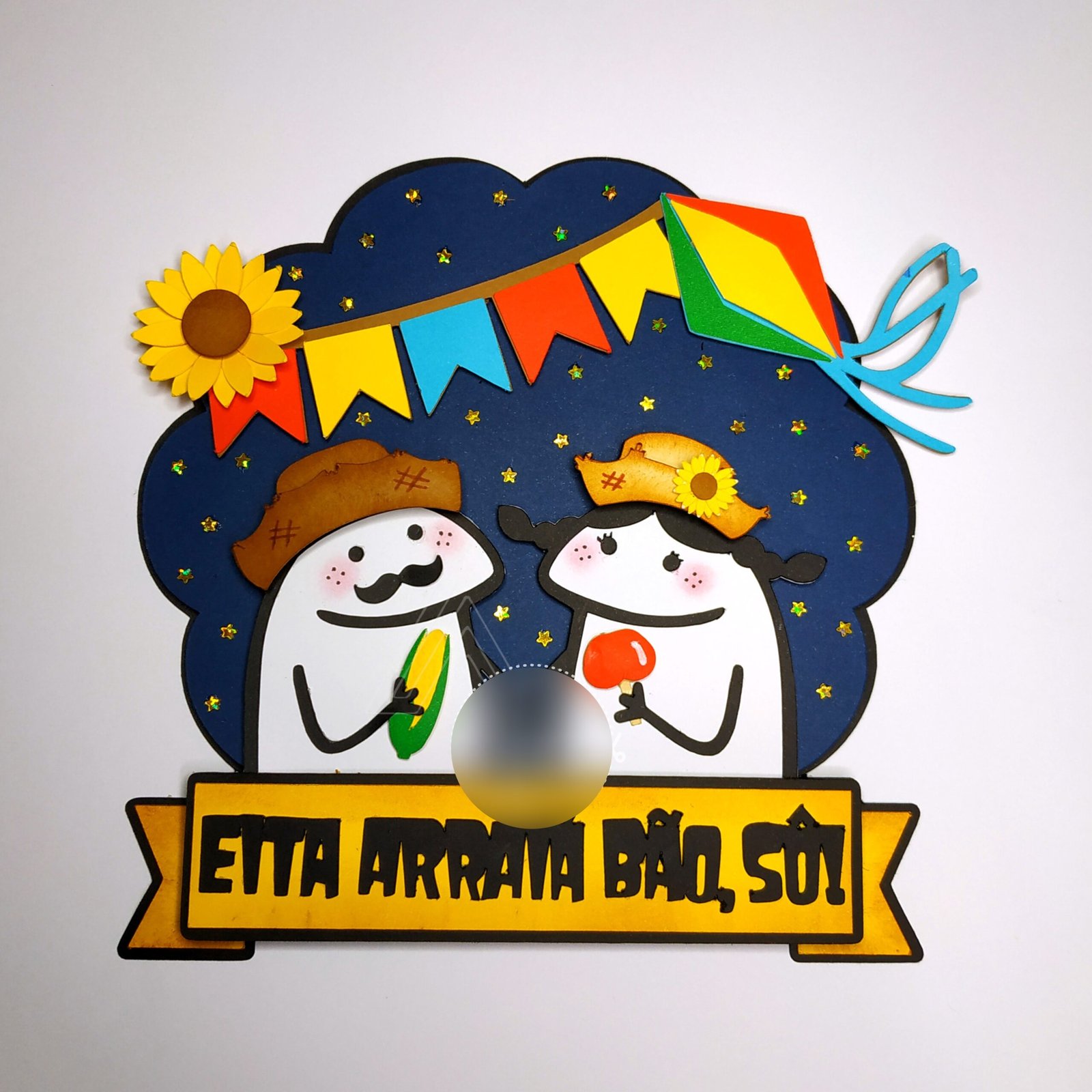 Flork-Junino Arquivo Topo Festa Junina Flork Casal - Imagem 1