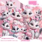 Kit Digital Gatinha Marie