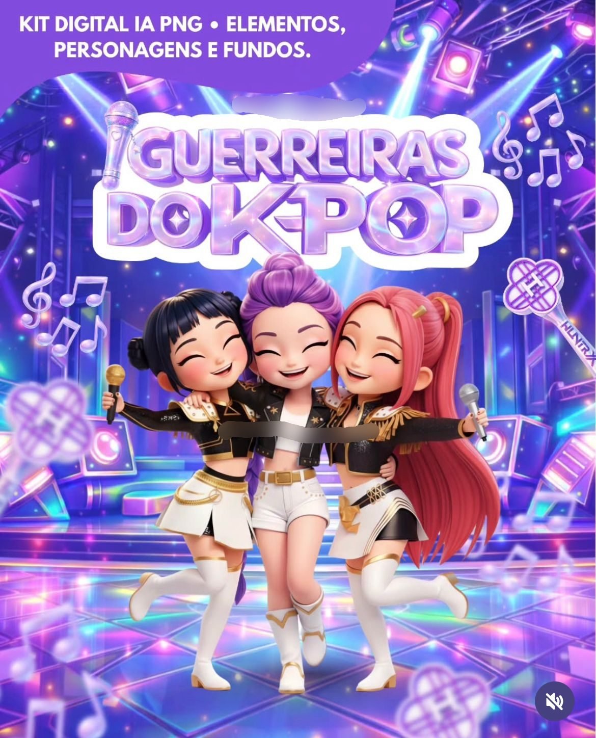 GUERREIRAS DO KPOP Kit Digital GUERREIRAS DO KPOP - Imagem 1