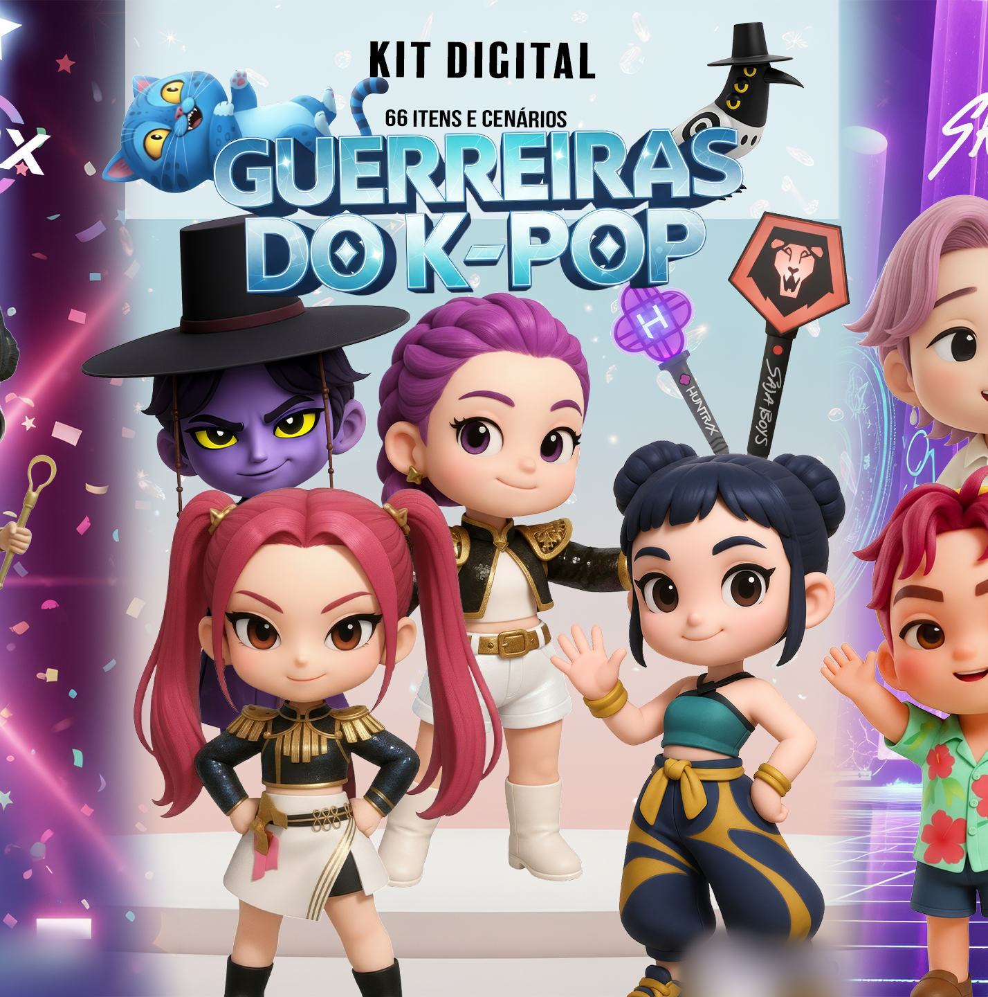 GUERREIRAS DO KPOP Kit Digital Guerreiras do Kpop Mirim - Imagem 1