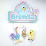 Arquivo Topo de Bolo Galinha Pintadinha Candy