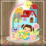 Arquivo Topo de Bolo Galinha Pintadinha Menina Pintinho