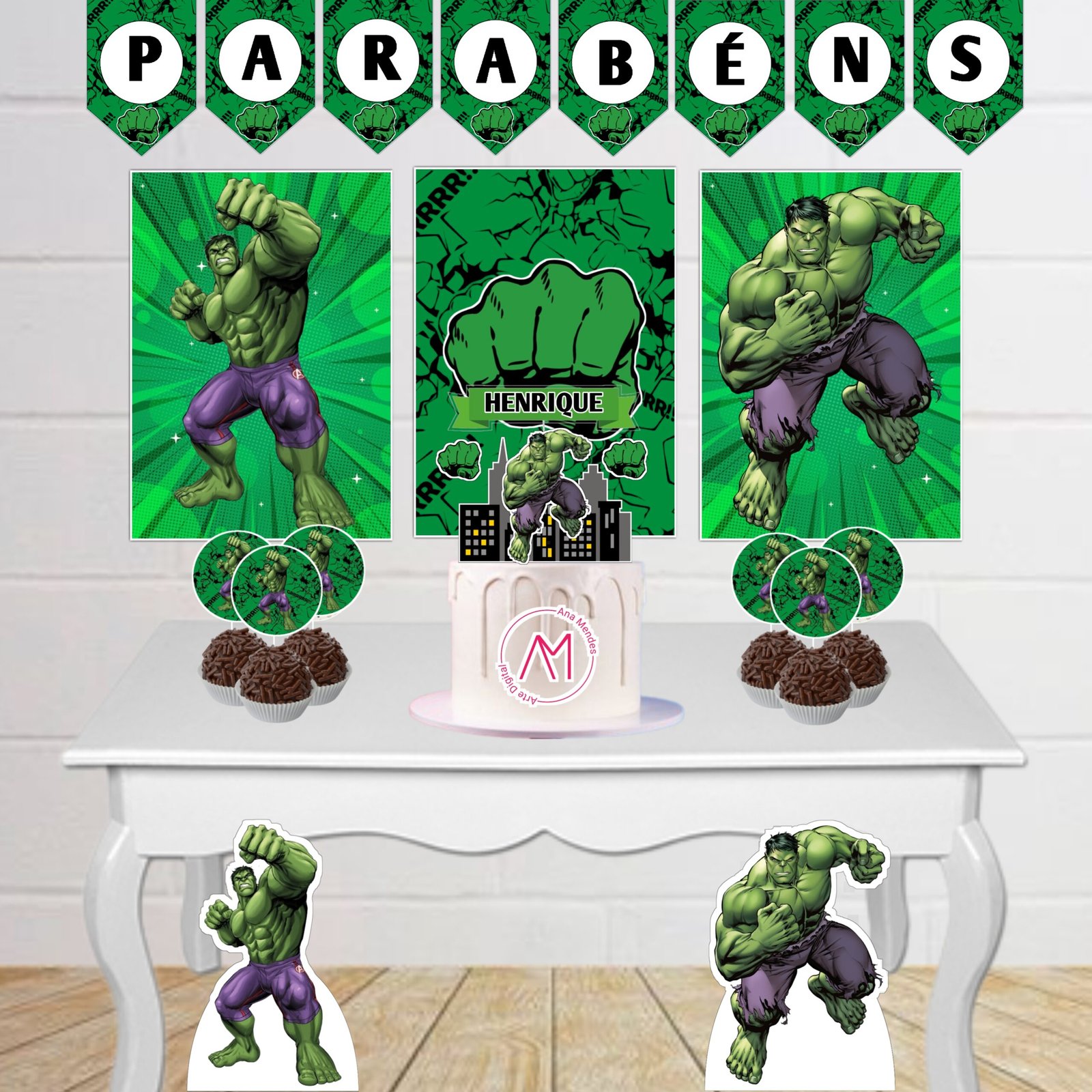 HULK 17 Arquivo de Corte Hulk 17 - Imagem 1