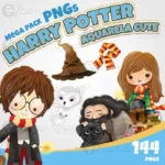 Kit Digital Harry Potter Aquarela