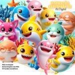 Kit Digital Baby Shark 3D