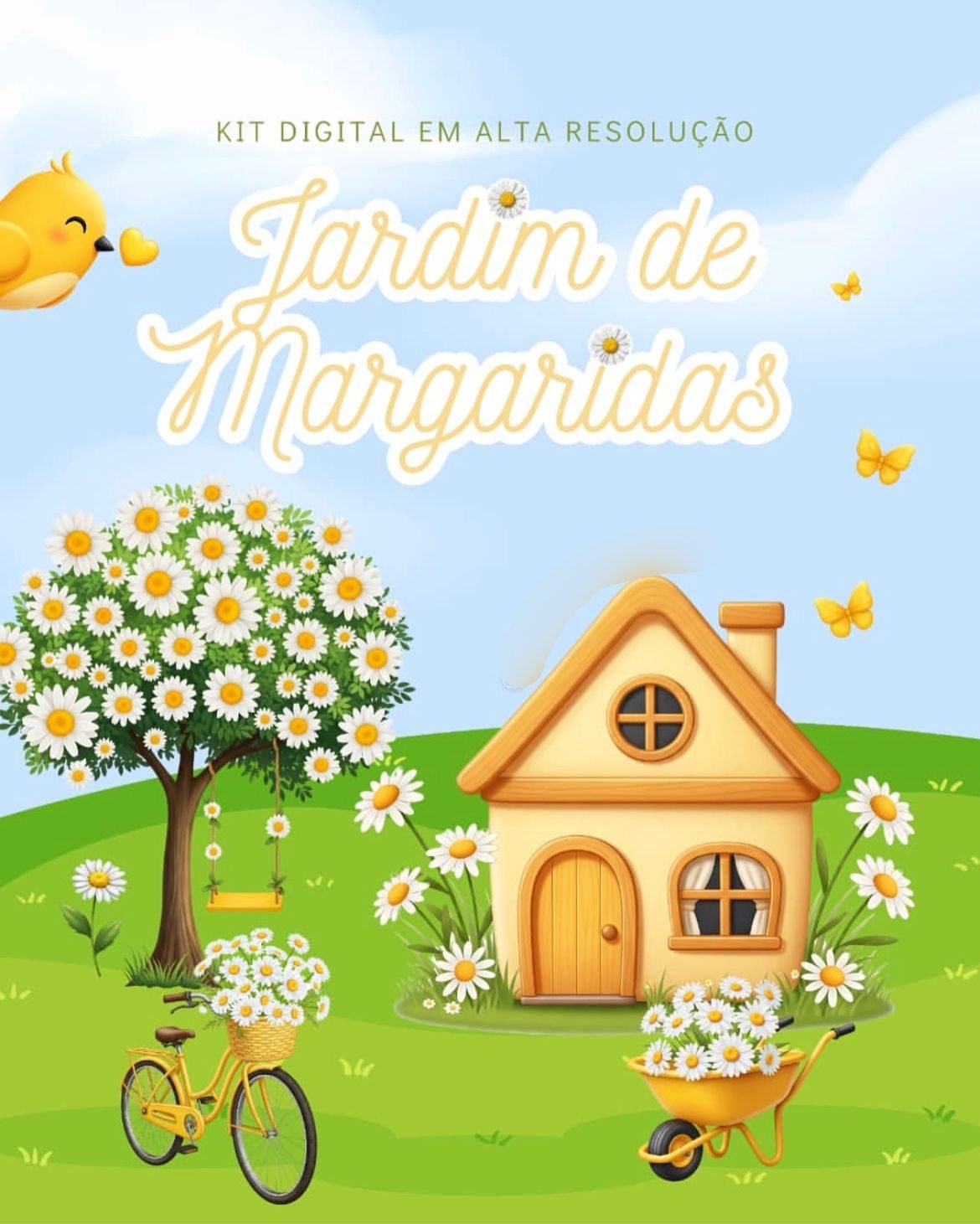 JARDIM DE MARGARIDAS Kit Digital JARDIM DE MARGARIDAS - Imagem 1