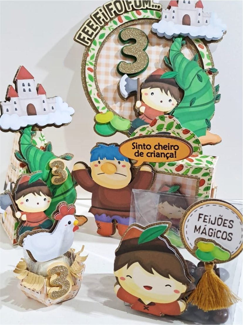 JOÃO E O PÉ DE FEIJÃO 1 Arquivo de Corte João e o Pé de Feijão 1 - Imagem 1