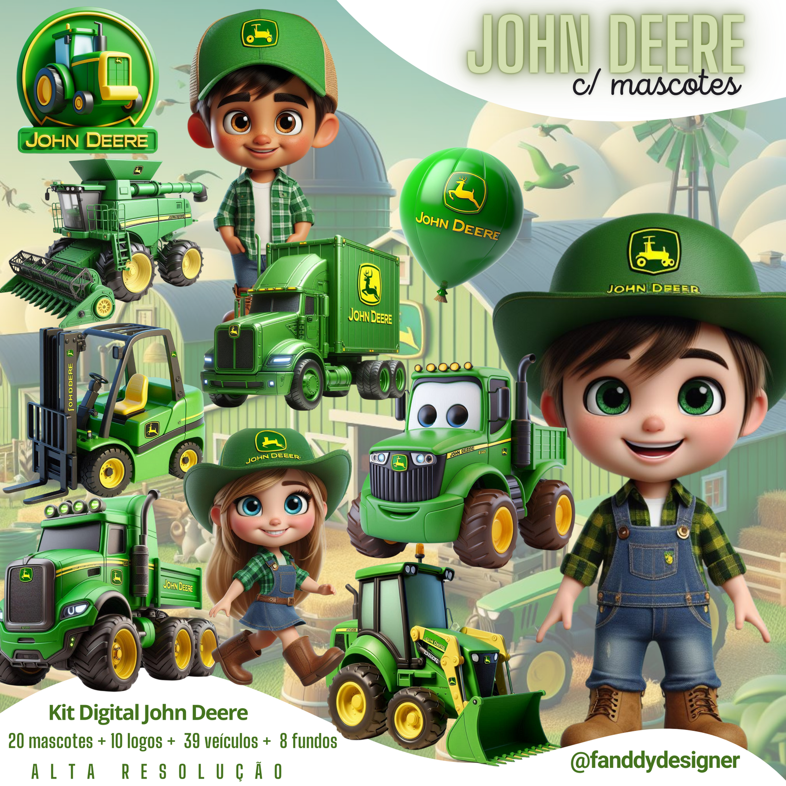 JOHN DEERE Kit Digital John Deere Caminhões - Imagem 1