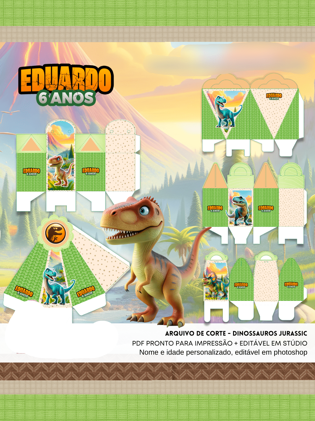 JURASSIC PARK 11 Arquivo de Corte Jurassic Park 11 - Imagem 1