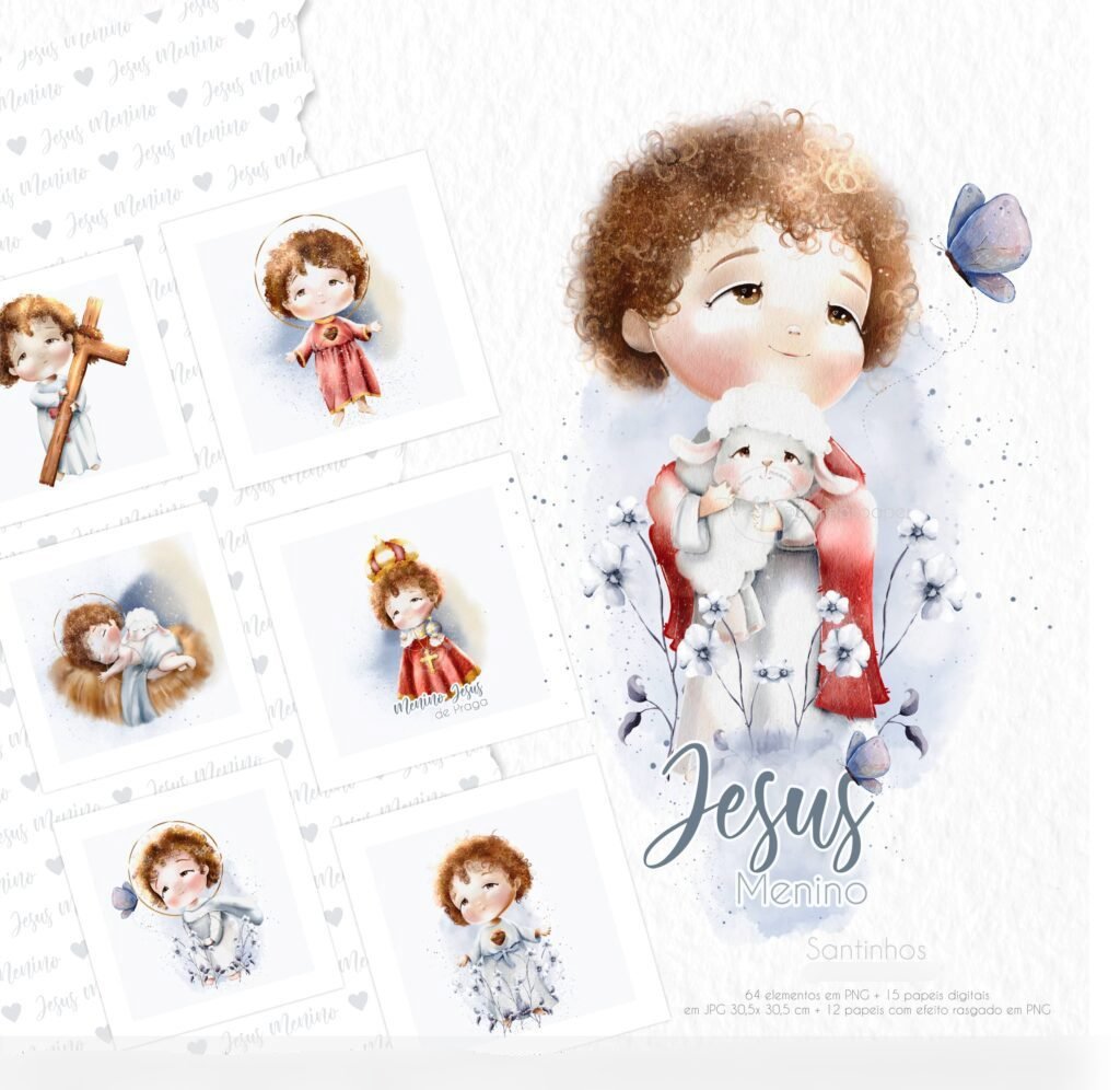 Jesus Menino Kit Digital Jesus Menino - Imagem 1